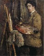 Self-Portrait at the Easel James Ensor